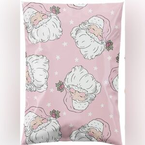 20 Pink Santa Christmas 6”x9” PolyMailers